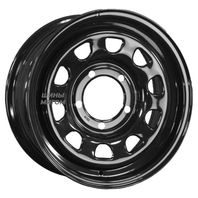 ZEPP 4х4 8x16/6x139.7 ET0 D110 Toyota Nissan Semicircle Gloss Black