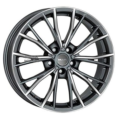 MAK 8x19/5x112 ET46 D66.6 Mark Gunmetal Mirror Face