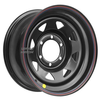 ZEPP 4x4 8x16/6x139.7 ET10 D110 Toyota Nissan Х (треуг. мелкий) Черный