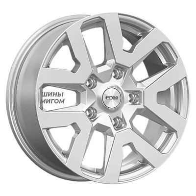 iFree Original 7x17/5x139.7 ET40 D98 Трикстер сильвер