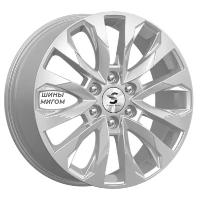 Premium Series 8x20/6x139.7 ET38 D67.1 КР007 (Pajero Sport) Elite Silver