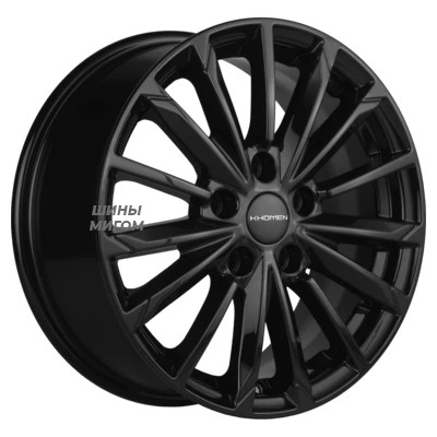 Khomen Wheels 6.5x16/5x108 ET45 D60.1 KHW1611 (Chery Tiggo 3/Tiggo 3 Pro) Black