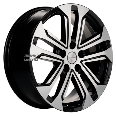 Диски Khomen Wheels 7x18/5x114.3 ET35 D60.1 KHW 1803 BLACK-FP